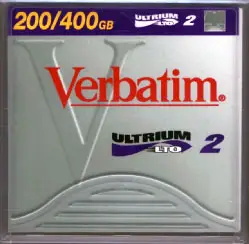 Verbatim Data Cartridge LTO Ultrium 200/400GB 94527