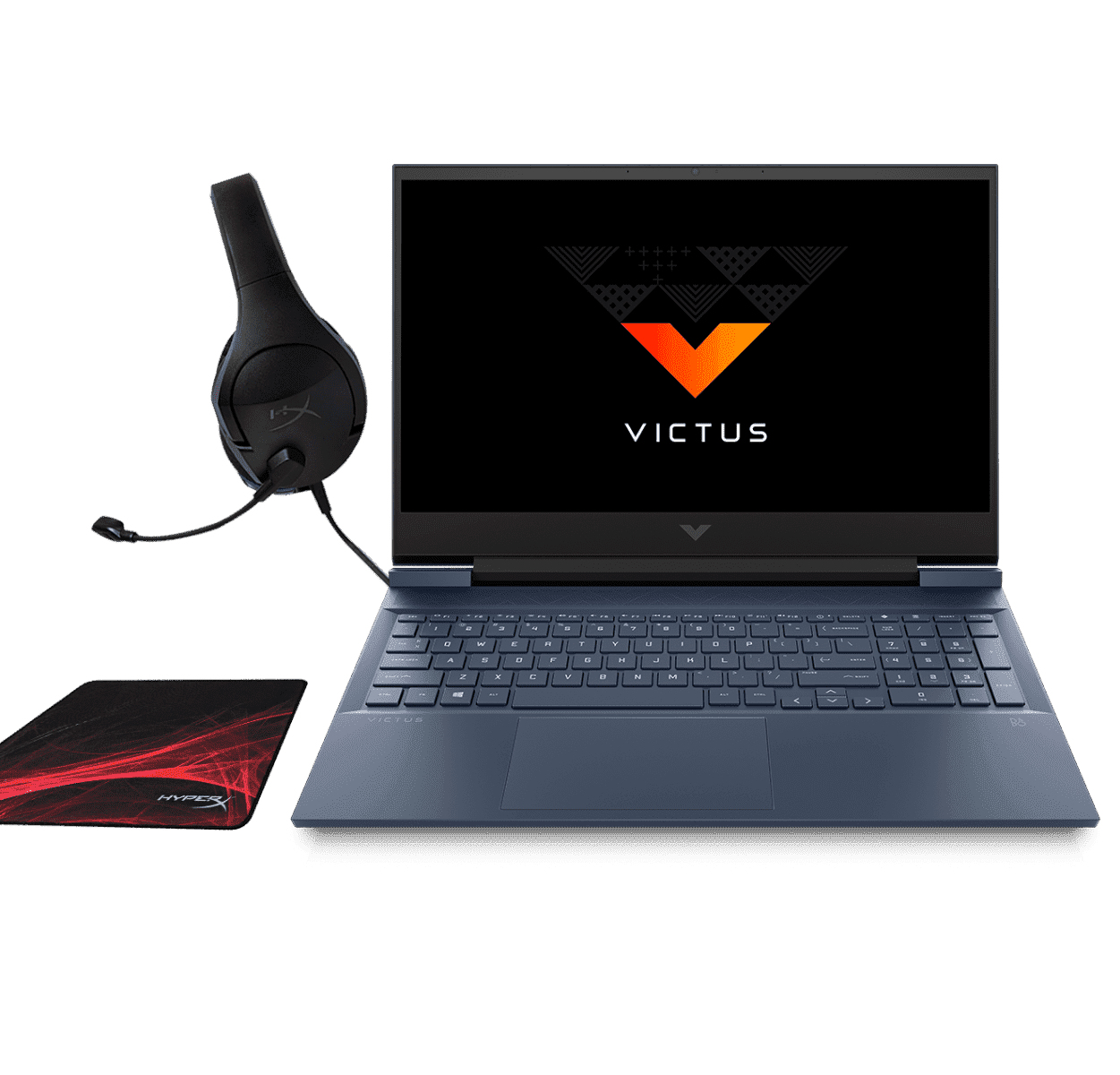 HP Victus by HP 16-d0511la + Audifonos HyperX + Mouse Pad HyperX 62C27LA-HX
